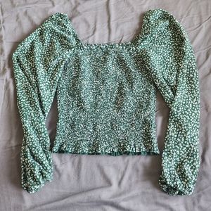 Abercrombie Floral Blouse Top